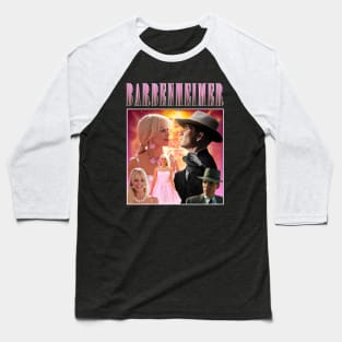 Oppenheimer x Barbie Movie Fan Baseball T-Shirt